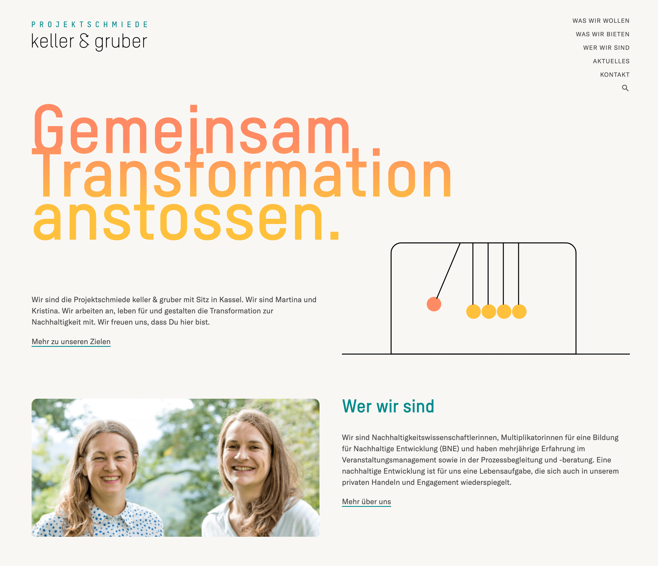 screenshot projektschmiede keller und gruber